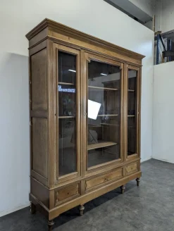 Braunes Louis XVI Bücherregal aus Mahagoni