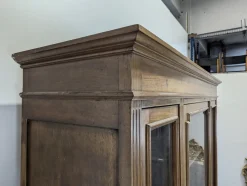 Braunes Louis XVI Bücherregal aus Mahagoni