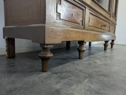 Braunes Louis XVI Bücherregal aus Mahagoni