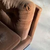 Braunes Samtsofa & Sessel von Paolo Caliari für Cassina, 1960er