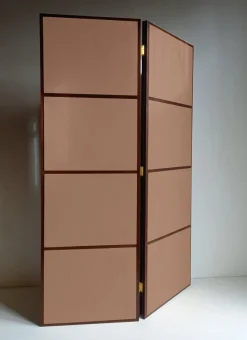 Braune Trennwand von Pietro Meccani für Meccani Arredamenti, 1993