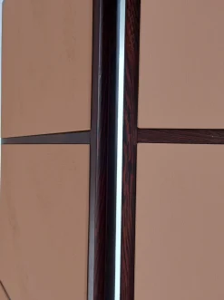 Braune Trennwand von Pietro Meccani für Meccani Arredamenti, 1993