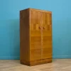 Britischer Art Deco Walnuss Wurzelholz Schrank, 1930er