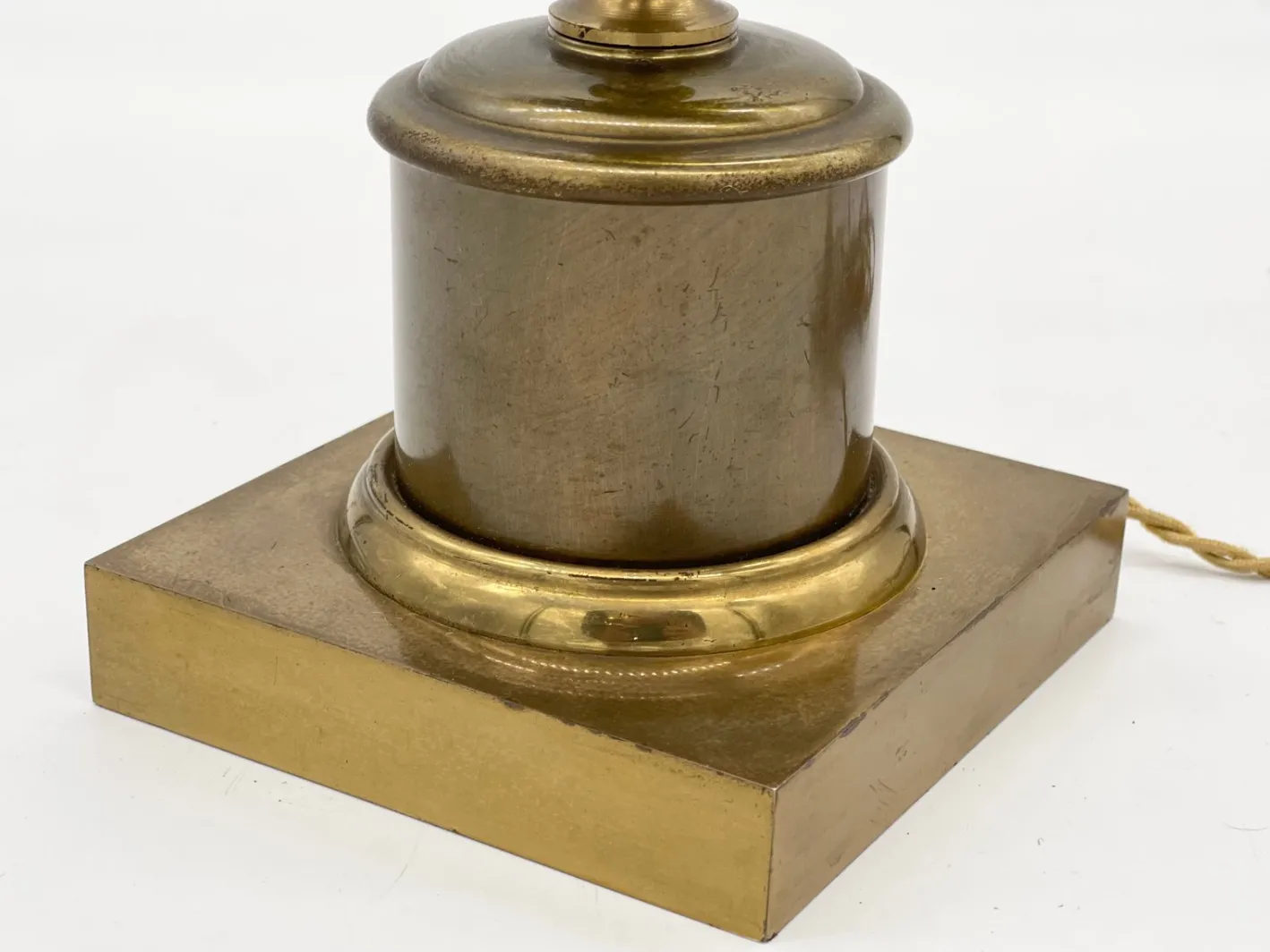 Bronze Ananas Tischlampe, 1960