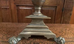 Bronze Kerzenständer, Frankreich, 17. Jh., 2er Set