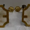Bronze Kerzenständer, 19. Jh., 2er Set