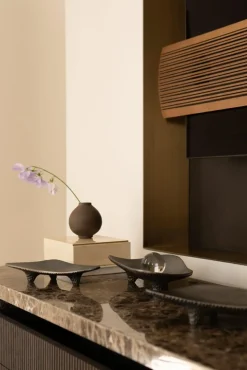 Bronze Satin Weißgold Schalen Dreifuß von Reda Amalou Design, 3er Set