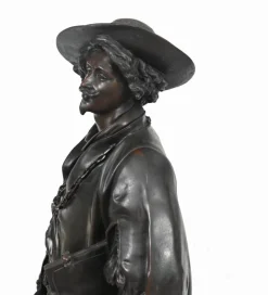 Bronze Statuen Rubens und Van Dyck von Jean Jules Salmson, 2er Set