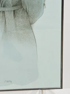 Bruno Bruni, Chiaro di Luna, 1987, Lithographie, gerahmt