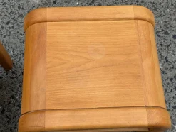 Brutalistische Dänische Mid-Century Nachttische von Villy Nørgaard, 1984, 2er Set