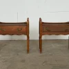 Brutalistische dänische Nachttische aus Eiche von Henning Kjærnulf, 1960er, 2er Set