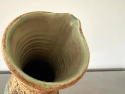 Brutalistische Keramikvase von Terraform Studiokeramik Göllner, 1960er