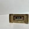 Brutalistischer Chanukka Menorah Kerzenhalter aus Bronze von Hen Holon, Israel, 1970er