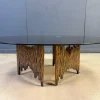 Brutalistischer Couchtisch aus Bronze, 1970er