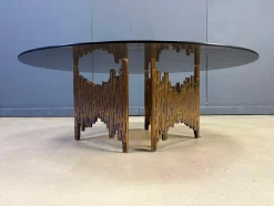 Brutalistischer Couchtisch aus Bronze, 1970er