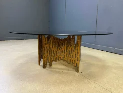 Brutalistischer Couchtisch aus Bronze, 1970er