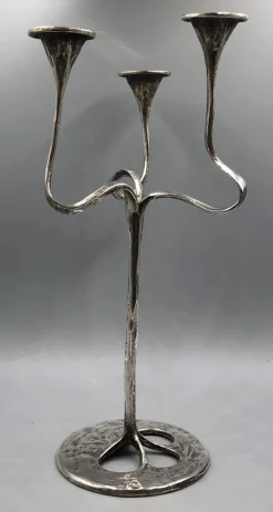 Brutalistischer Mid-Century Kerzenständer von Kurt Jesch für Amadeus/Tonini, 1970er