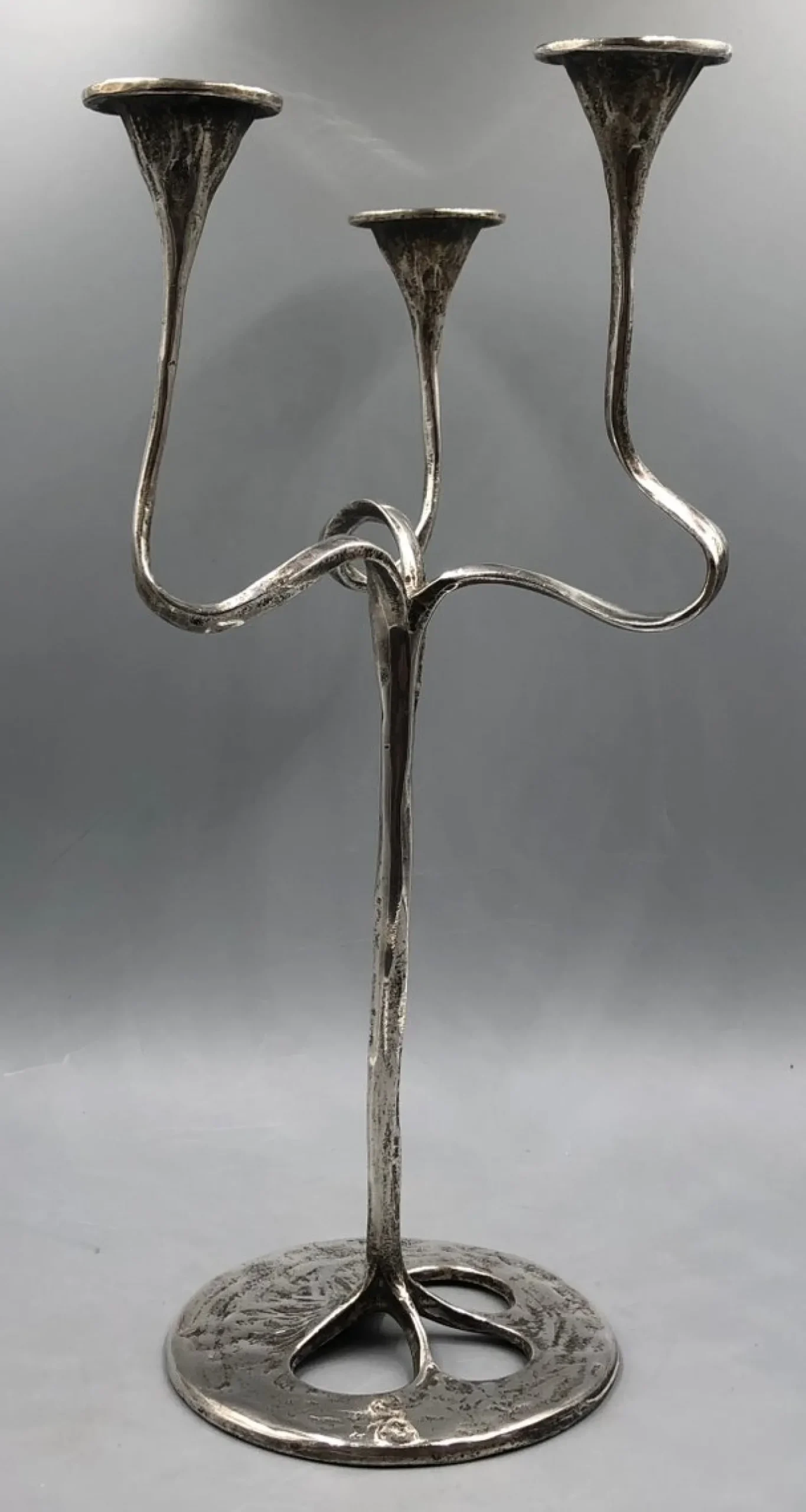 Brutalistischer Mid-Century Kerzenständer von Kurt Jesch für Amadeus/Tonini, 1970er