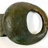 Brutalistischer Push & Pull Türgriff aus Alpana aus Bronze, 1970er