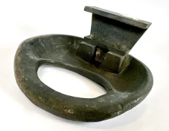Brutalistischer Push & Pull Türgriff aus Alpana aus Bronze, 1970er
