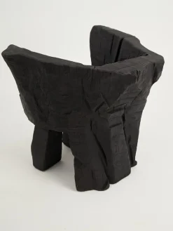 Brutalistischer skulpturaler Armhair von Logniture