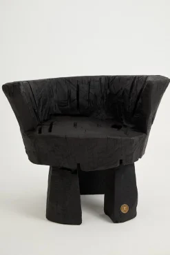 Brutalistischer skulpturaler Armhair von Logniture