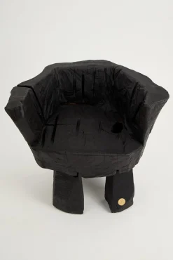 Brutalistischer skulpturaler Armhair von Logniture