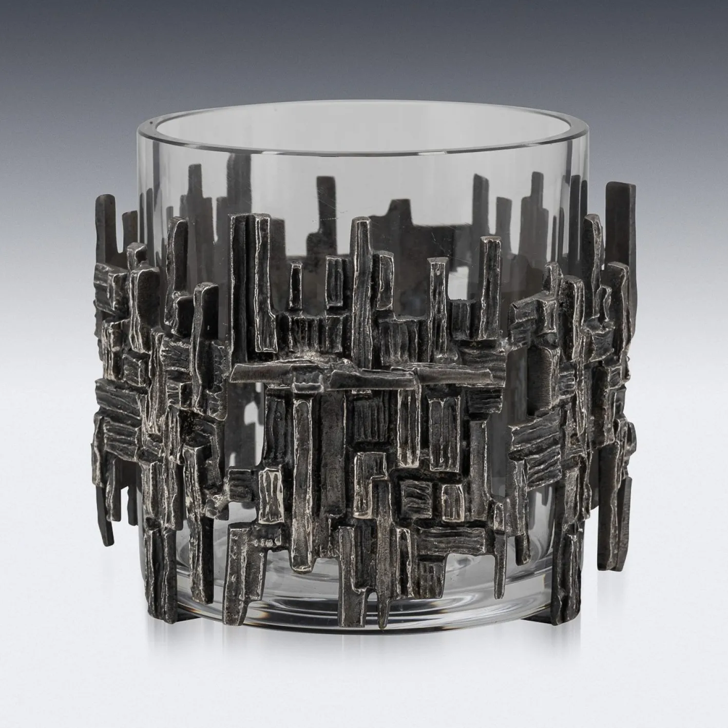 Brutalistischer Vintage Eiskübel, 1960er