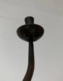 Brutalistischer Vintage Kerzenhalter aus Schmiedeeisen von Hysteria, 4er Set