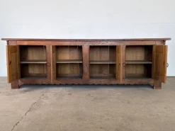Brutalistisches französisches Sideboard aus Eiche, 1930er