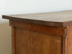 Brutalistisches französisches Sideboard aus Eiche, 1930er
