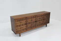 Brutalistisches spanisches Vintage Sideboard, 1970er