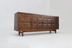 Brutalistisches spanisches Vintage Sideboard, 1970er