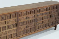 Brutalistisches spanisches Vintage Sideboard, 1970er