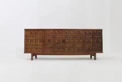 Brutalistisches spanisches Vintage Sideboard, 1970er