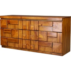Brutalistische Staccato Kommode von Lane Furniture, 1970er