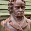 Büste aus Gusseisen von Ludwig Van Beethoven, 1930