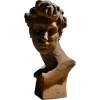 Büste aus Gusseisen von Michelangelo David, 1960