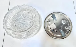 Bubble Texture Wand- oder Deckenlampe aus Glas von Helena Tynell für Bega Limburg, Deutschland, 1960er