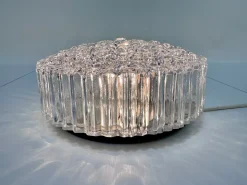 Bubble Texture Wand- oder Deckenlampe aus Glas von Helena Tynell für Bega Limburg, Deutschland, 1960er