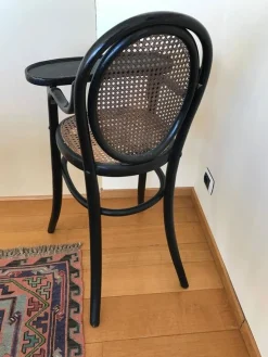 Bugholz Kinderstuhl mit Tablet & Fußstütze von Thonet