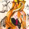 Bullfighting with Butterflies, 1972, Lithographie
