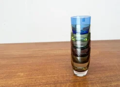 Bunte deutsche Mid-Century Space Age Schnapsgläser von Gral, 1960er, 5 . Set