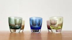 Bunte deutsche Mid-Century Space Age Schnapsgläser von Gral, 1960er, 5 . Set