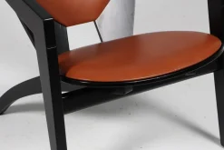Butterfly Sessel aus Schwarzer Buche und Vollnarbenleder, 2000er