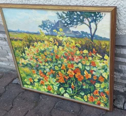 BVdVelden, Nasturtium, 1966, Ölgemälde auf Leinwand