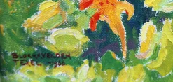 BVdVelden, Nasturtium, 1966, Ölgemälde auf Leinwand