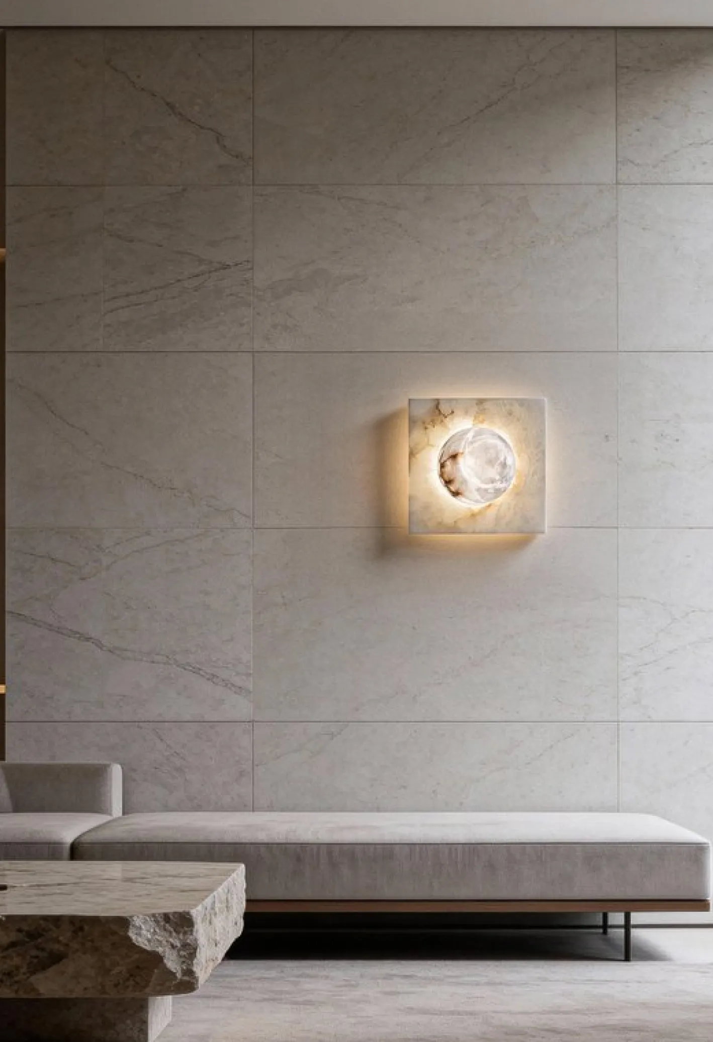 BX2 Wandlampe von United Alabaster