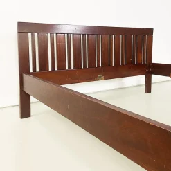 Califfo Bett aus Holz Ettore Sottsass für Poltronova zugeschrieben, 1960er