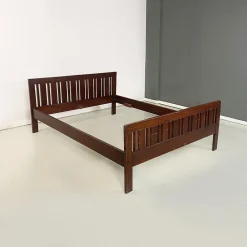 Califfo Bett aus Holz Ettore Sottsass für Poltronova zugeschrieben, 1960er